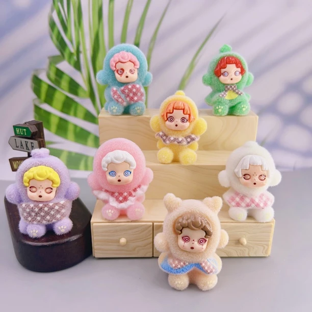 【对对碰】坐姿植绒朵拉SP创意装饰品盲袋diy挂配件