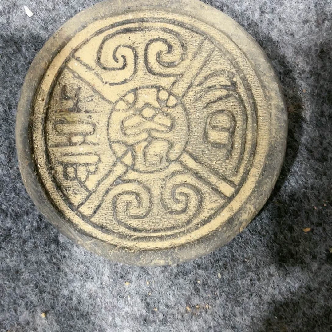 瓦当摆件摆件茶的时候也