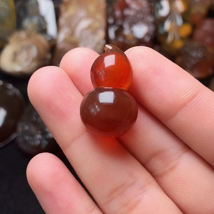 琥珀未镶嵌裸石葫芦20