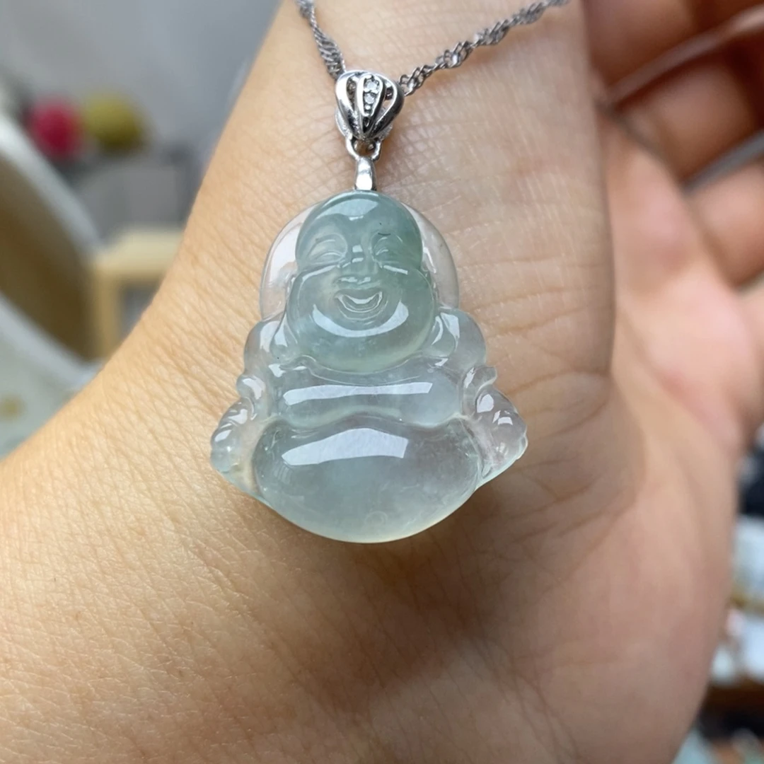 【闪购商品】银S925镶嵌挂件翡翠5