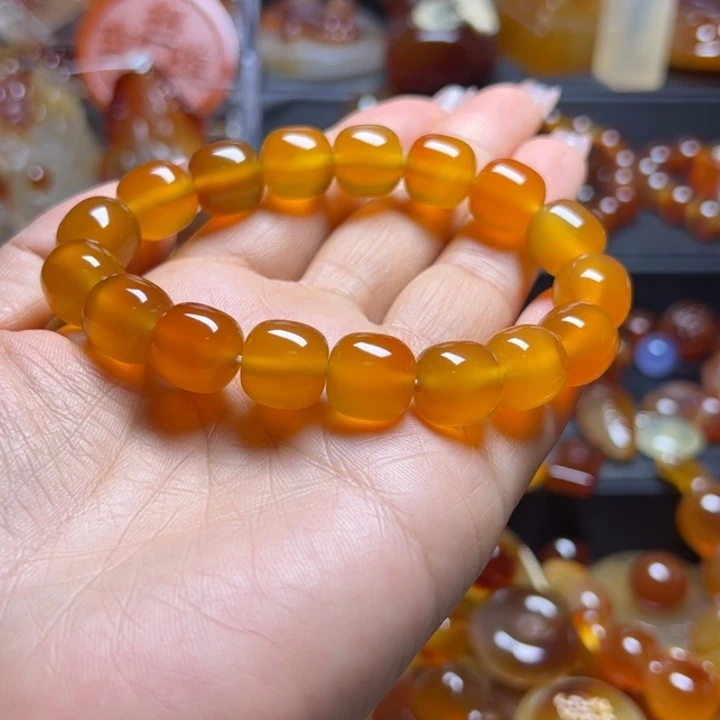 自***牧玛瑙/玉髓未镶嵌吊坠009