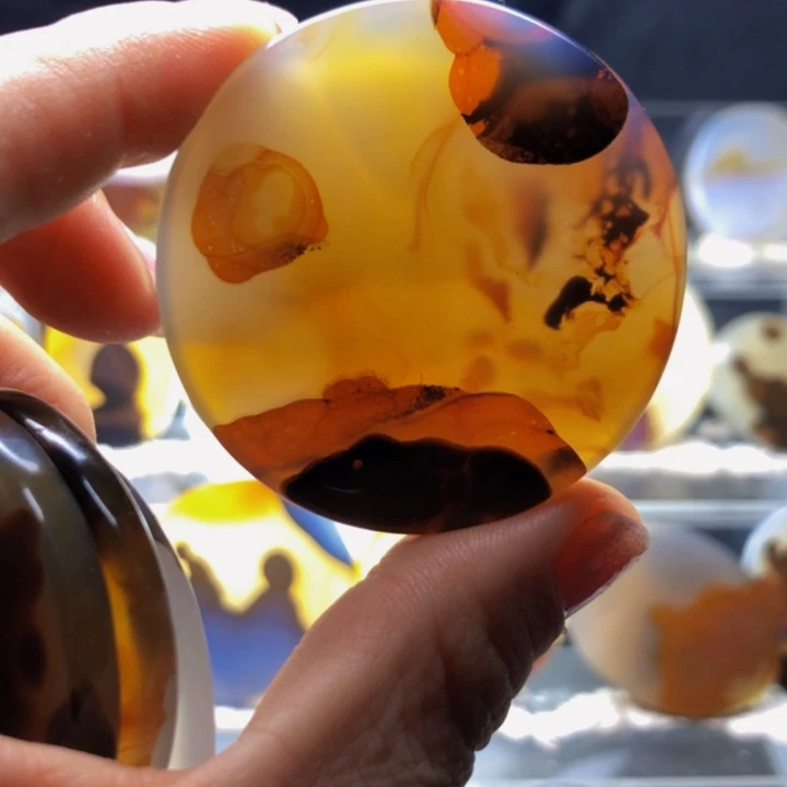 合金玛瑙/玉髓珠宝奇石27