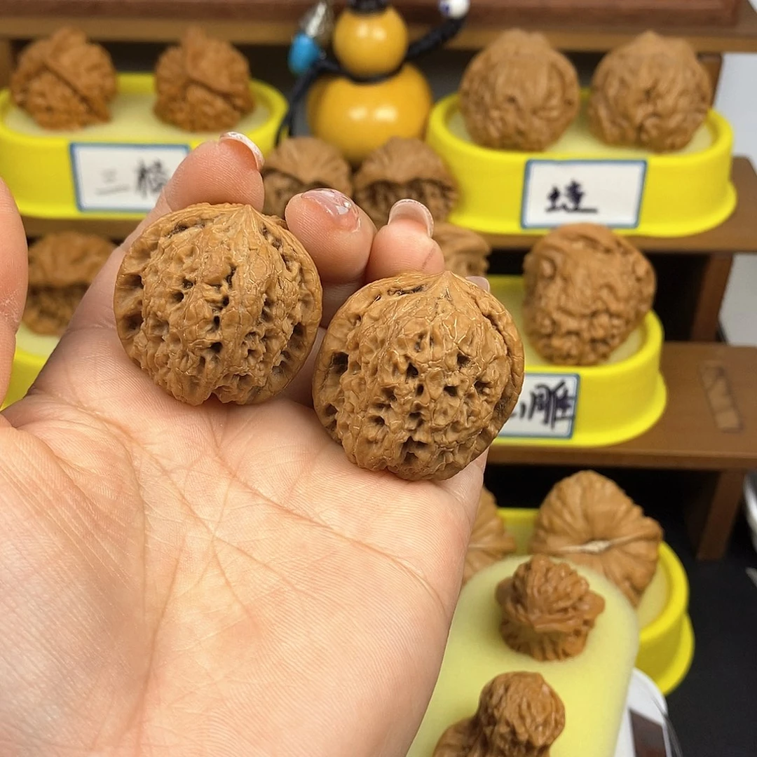 核桃雨花石 文玩/木作/... 文玩把件