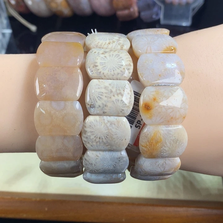 硅化珊瑚（珊瑚玉）未镶嵌吊坠(赠链)5号福利200漏128