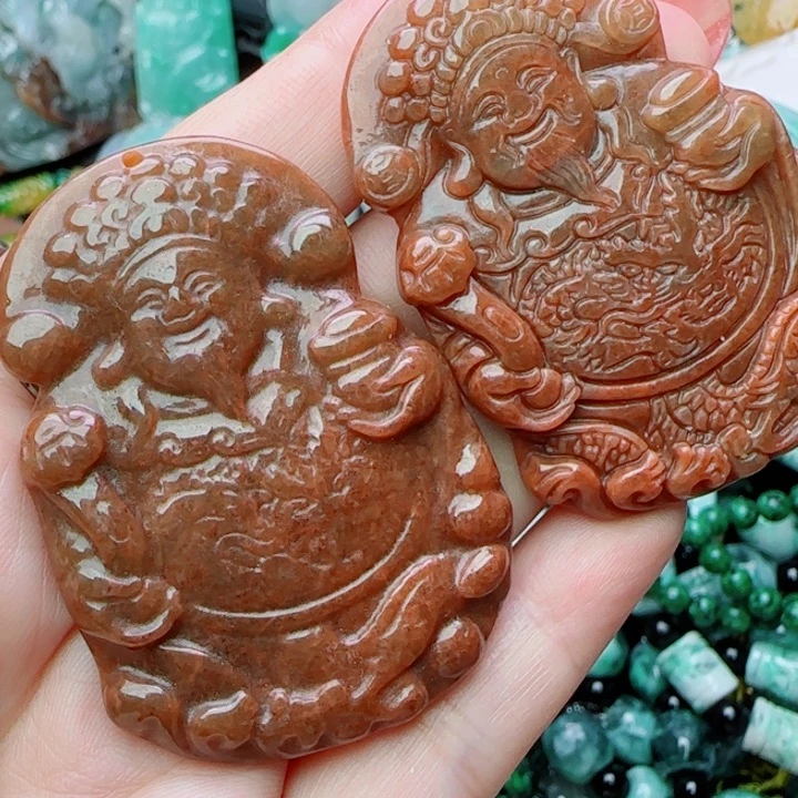 翡翠未镶嵌颈饰天然A货23多样性发货发一件