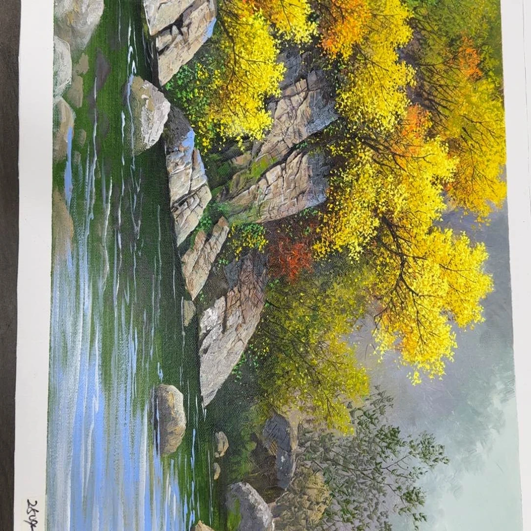 油画你在我心里是个
