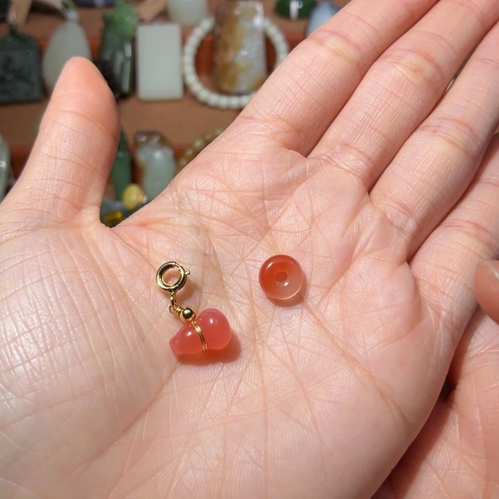 南红玛瑙未镶嵌颈饰