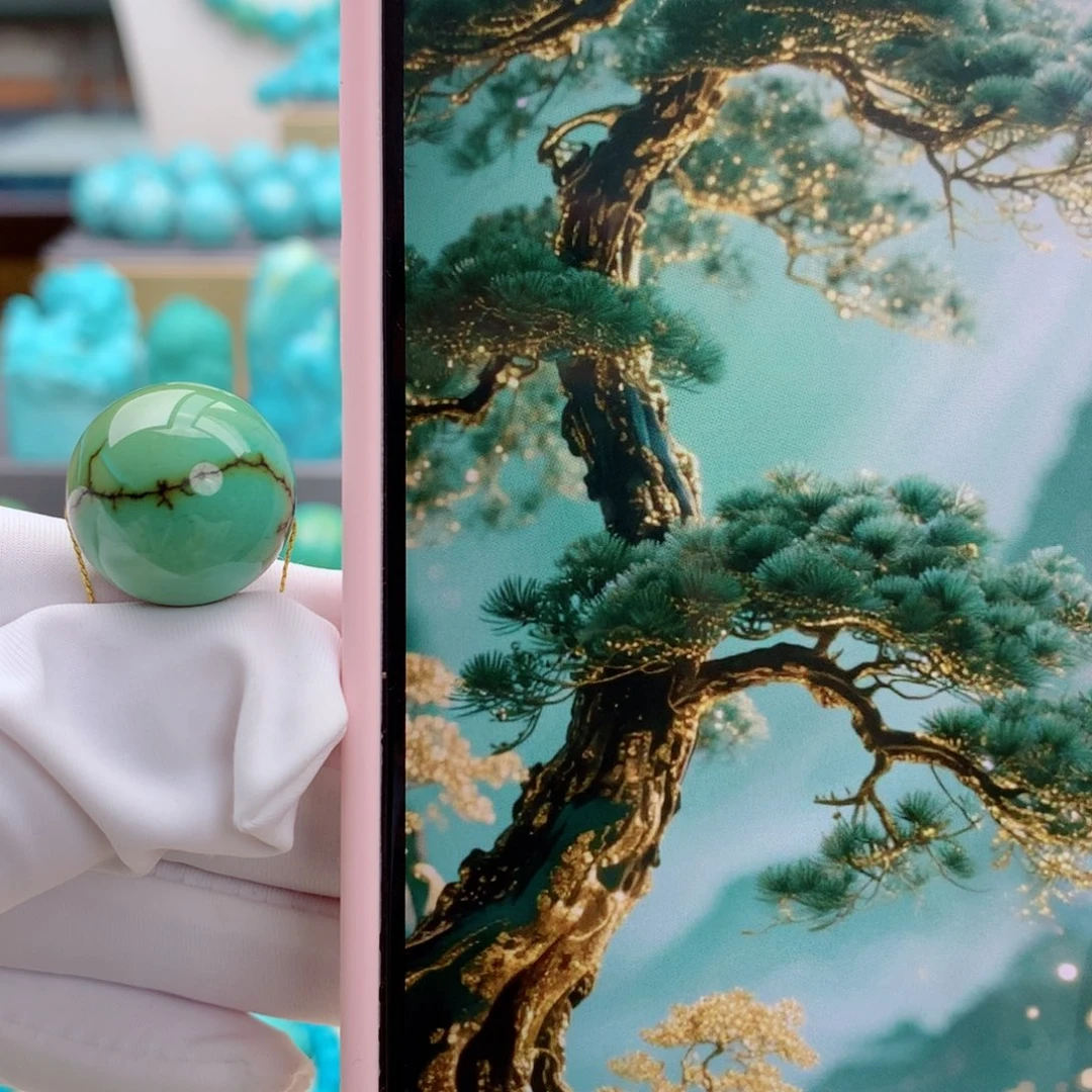 未镶嵌绿松石挂件