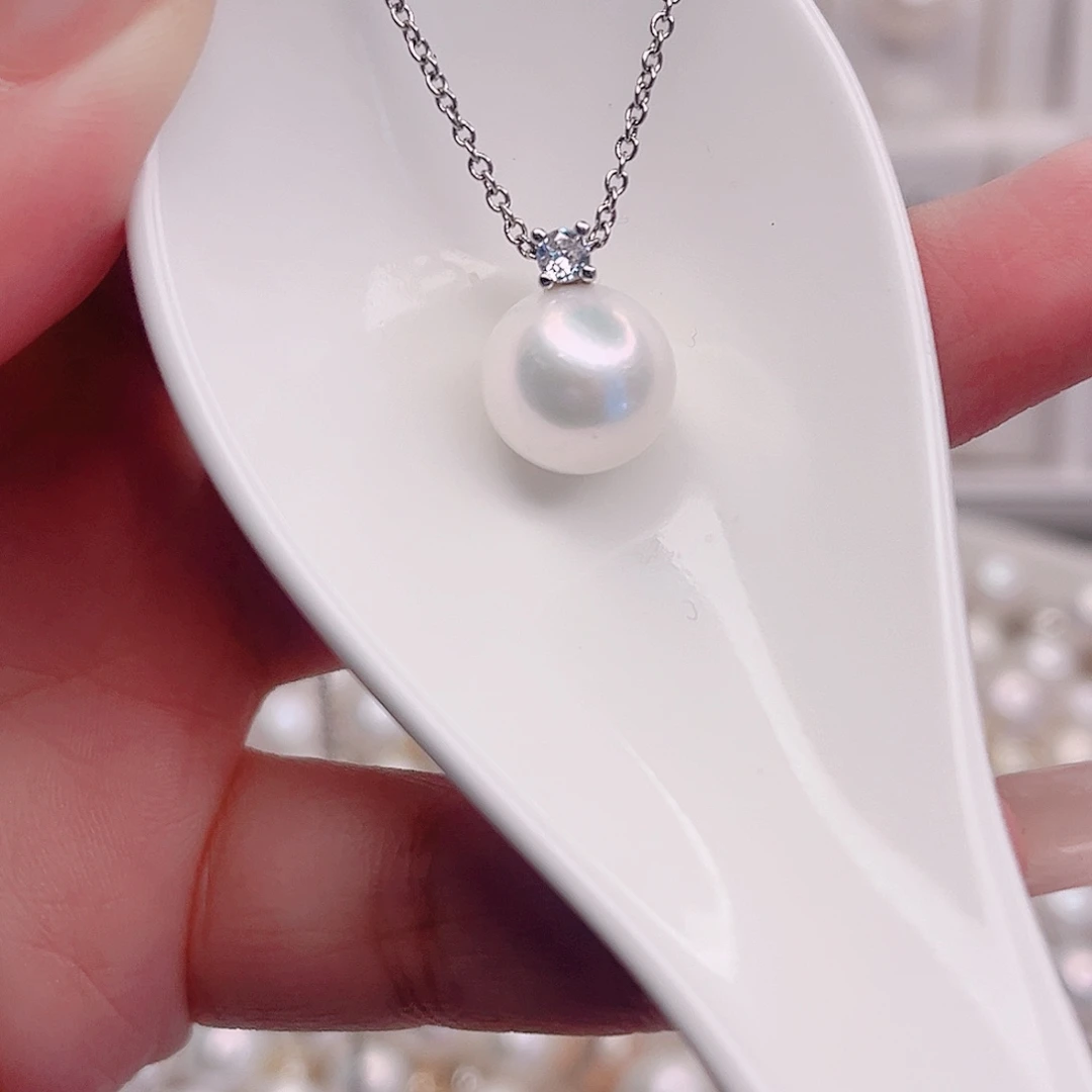 未镶嵌淡水珍珠吊坠(赠链)