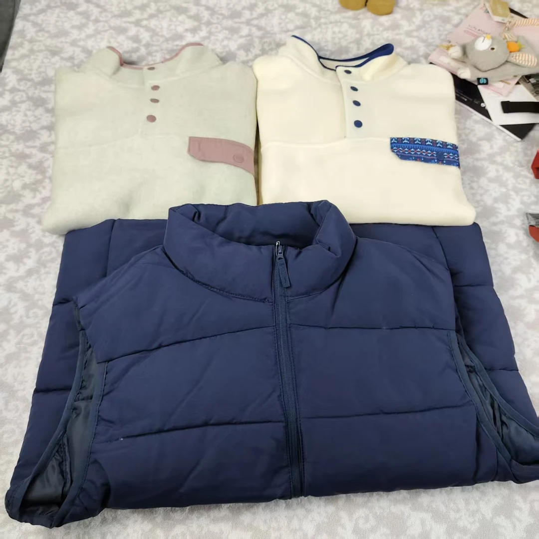 690号【马甲+2件卫衣】马夹绒衣三件套