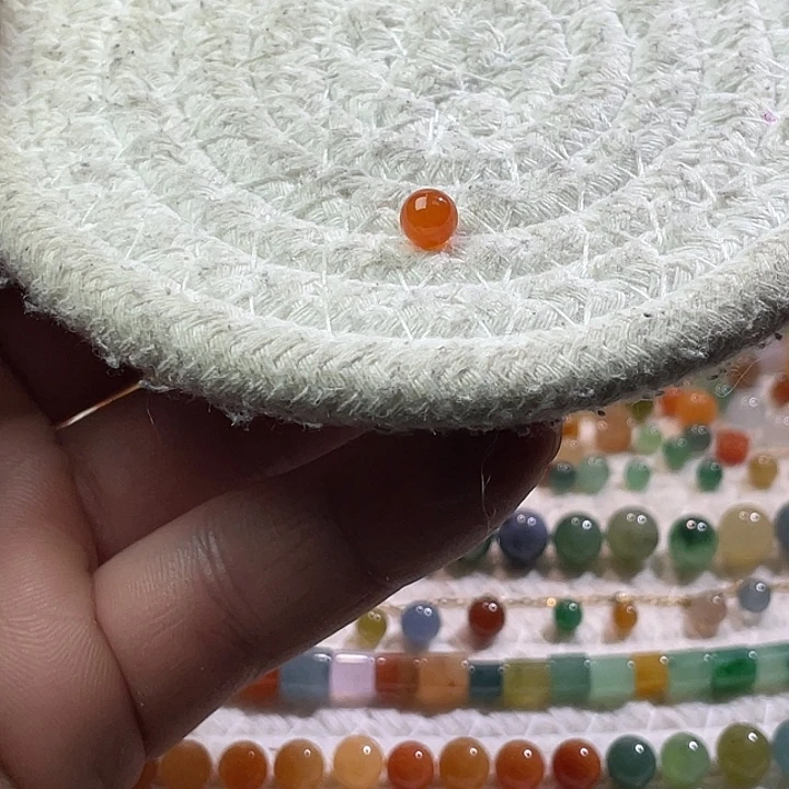 翡翠散珠未镶嵌定制翡翠卡5.9