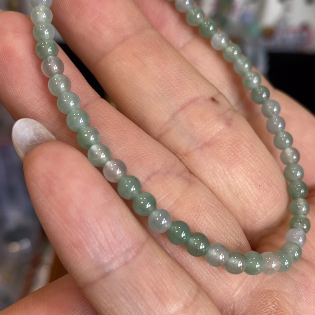 未镶嵌手链翡翠缅a福利串不退