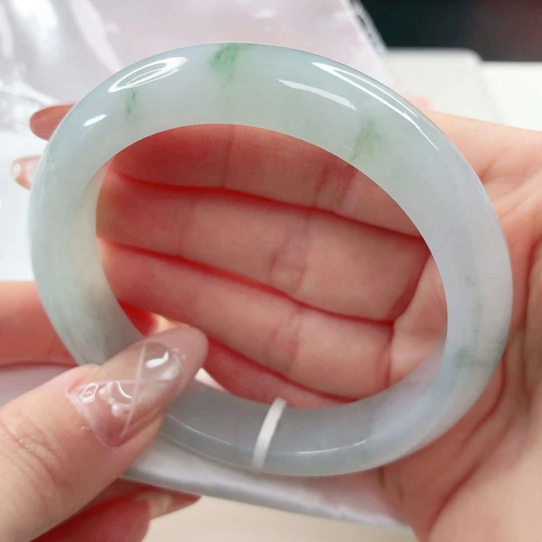 翡翠未镶嵌手镯59.5x603