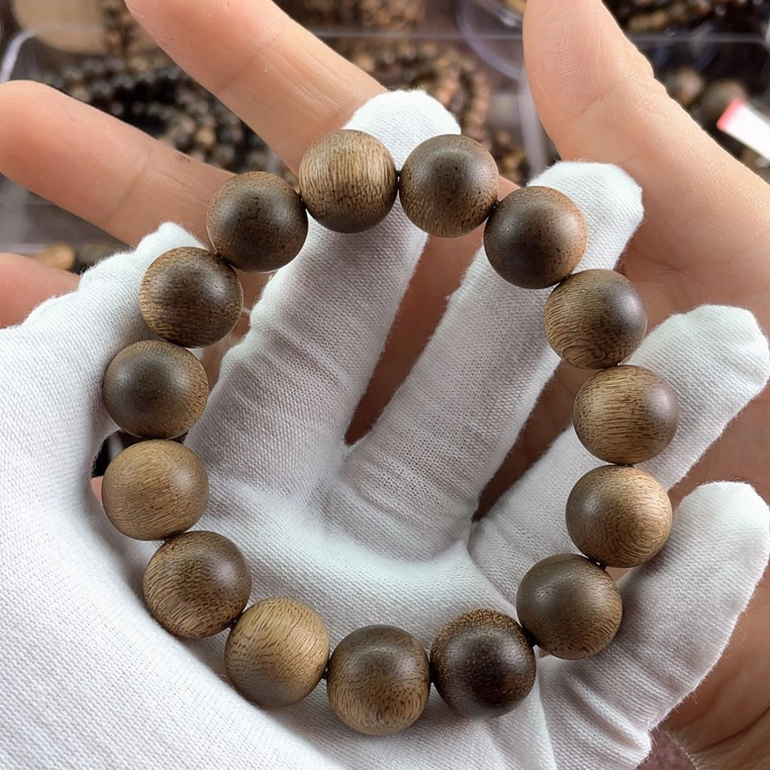 沉香手串?****?海南莺歌绿