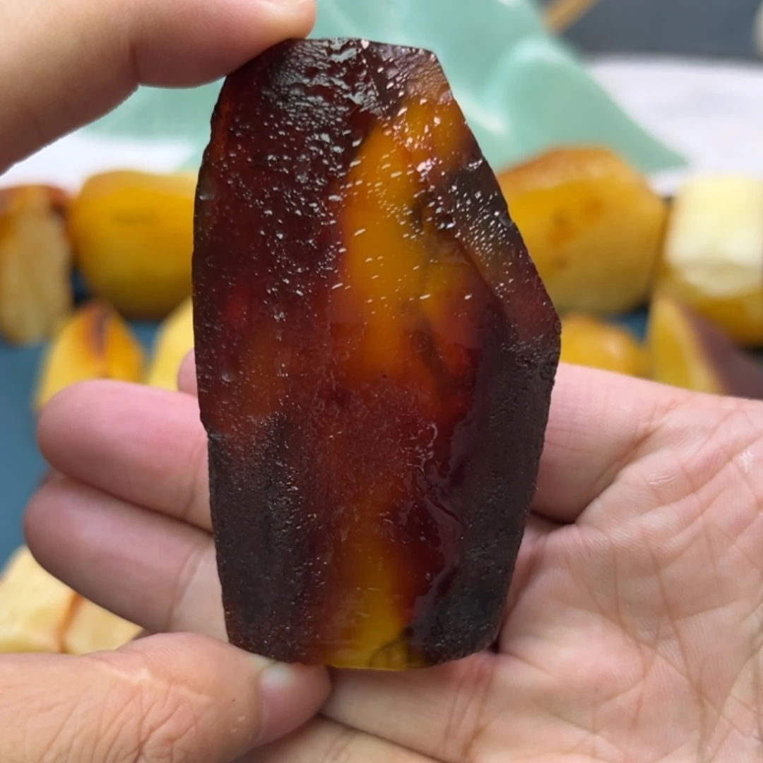 未镶嵌定制琥珀蜜蜡原石不退不换