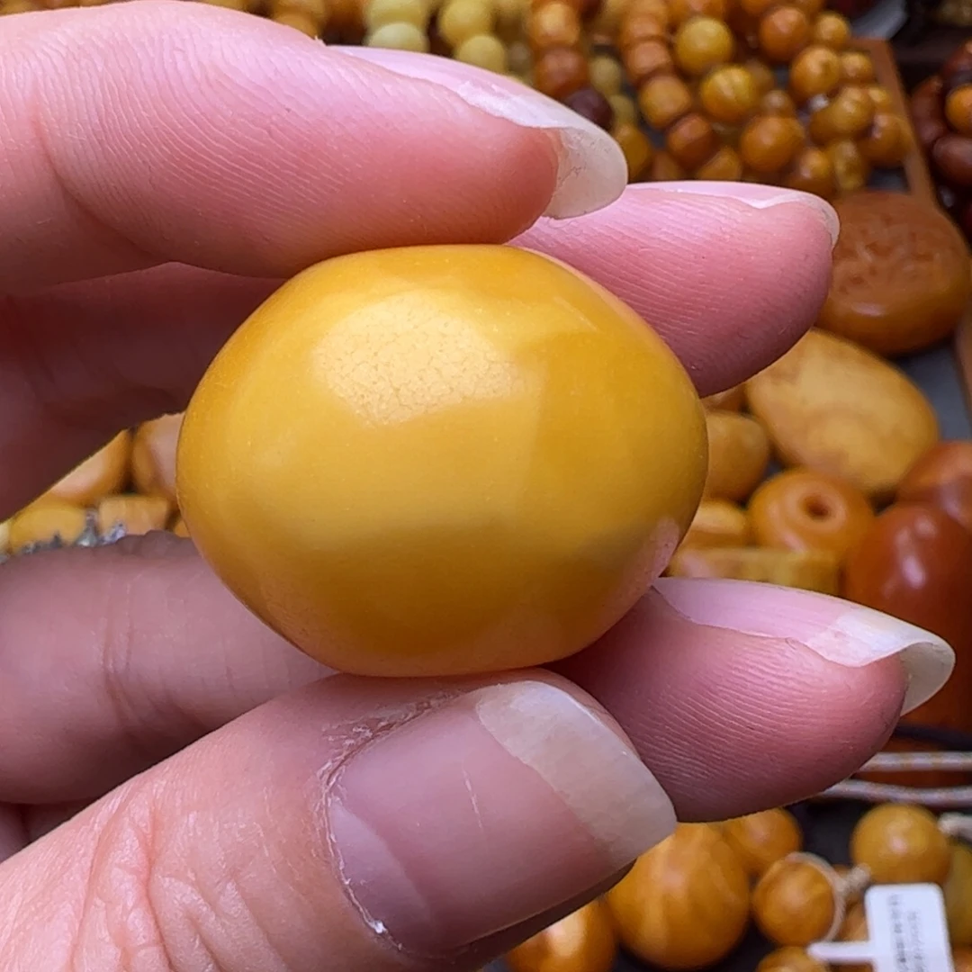 蜜蜡未镶嵌珠宝奇石塔珠