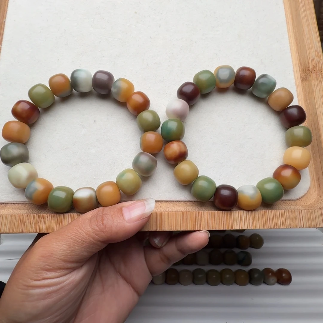 从***从菩提根/象牙果手串卡13+干磨