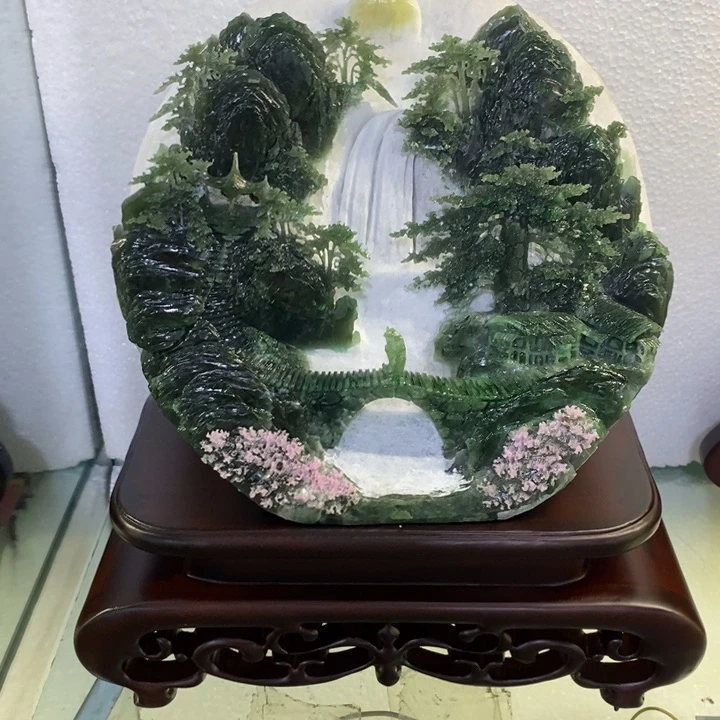 石材渡*家居摆件富贵人家