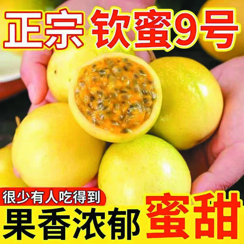 【顺丰快递】广西正宗黄金百香果钦蜜9号新鲜当季现摘应季水果