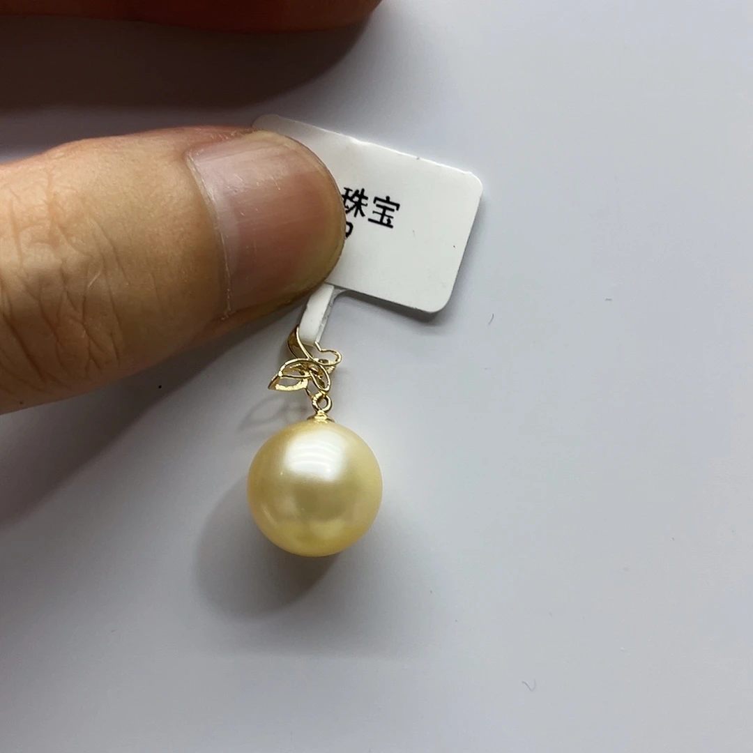 海水珍珠18K金镶嵌颈饰