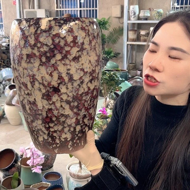 正品口20高33花盆……