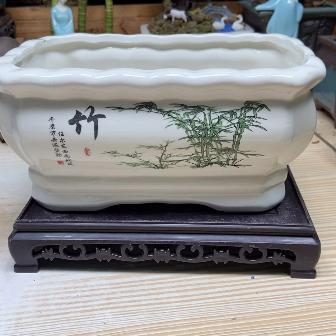 瓷片陶瓷花盆陶瓷艺术