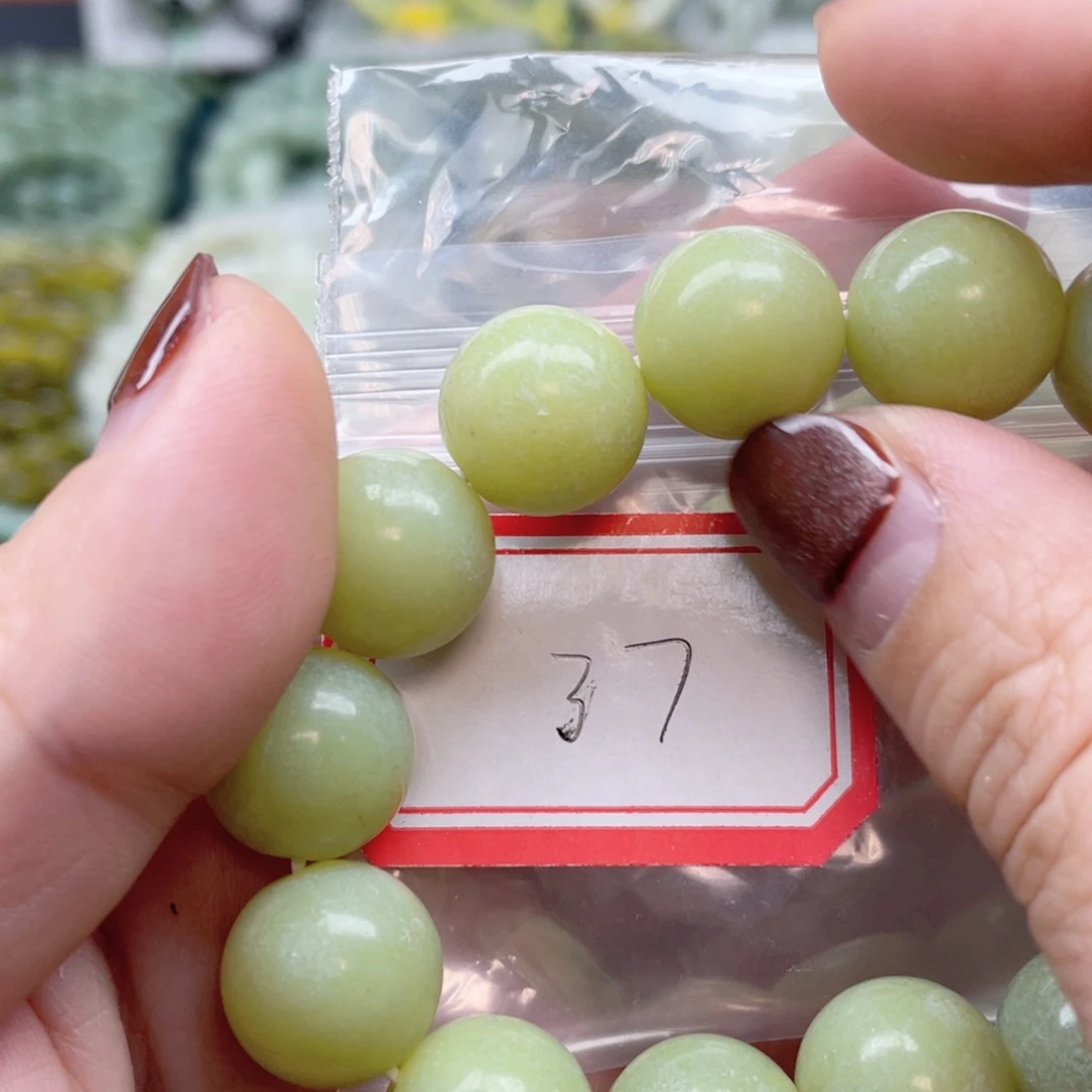 未镶嵌蛇纹石玉手串