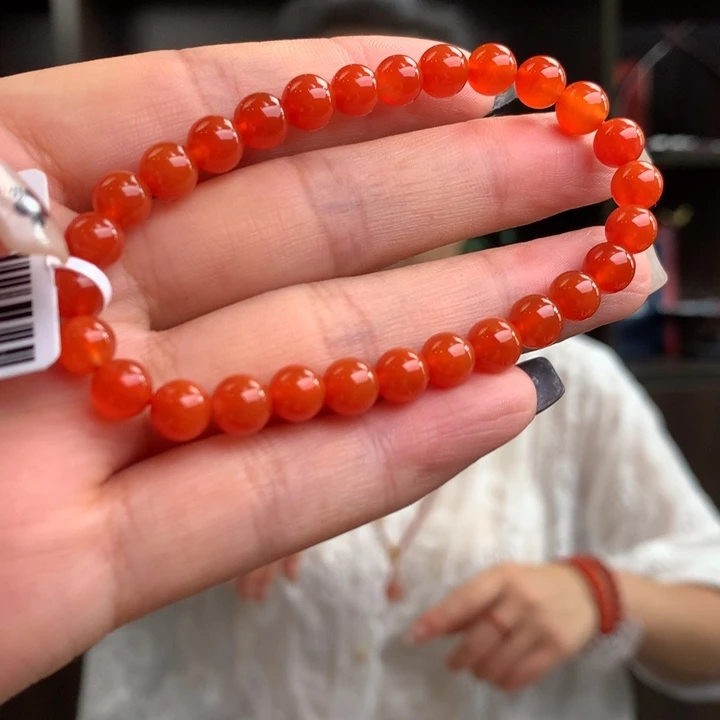 未镶嵌南红玛瑙南红玛瑙河湾卡6