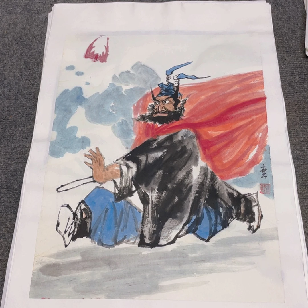 国画1.4平尺国画作品