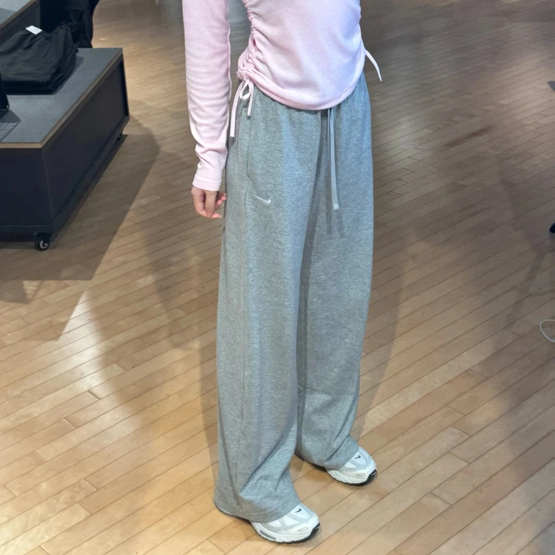 【滔搏联动】耐克AS W  FLC MR PANT WIDE GCEL休闲长裤II1870-063