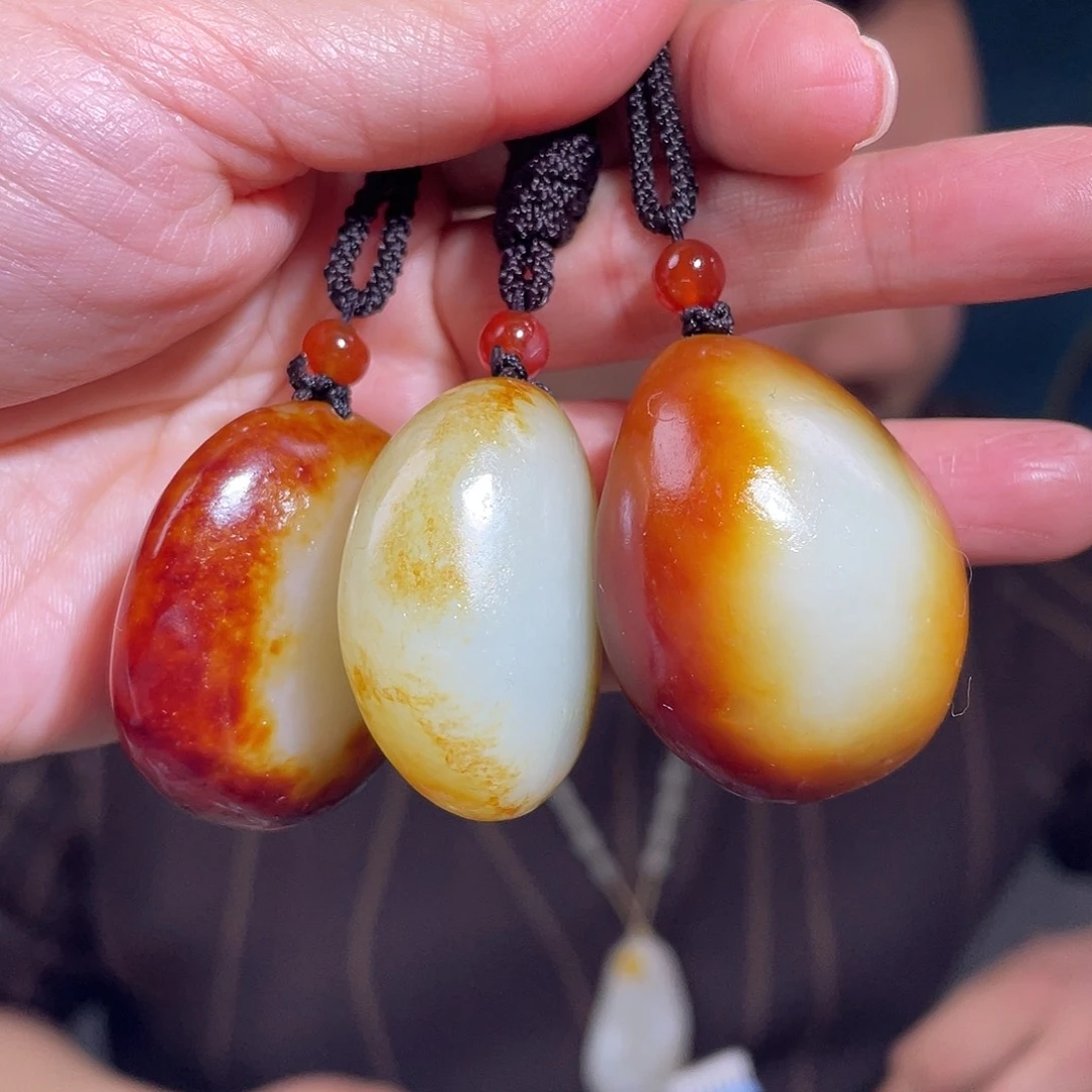 和田玉颈饰未镶嵌多样性发一件