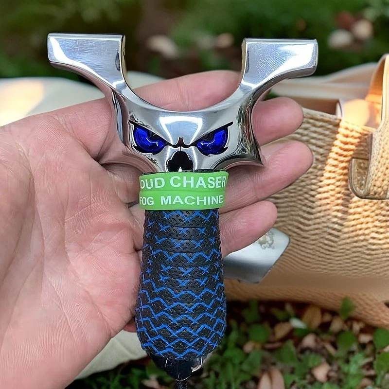 火狼正品630不锈钢镜面恶魔重炮龙齿弹弓户外竞技高精度快压玩具