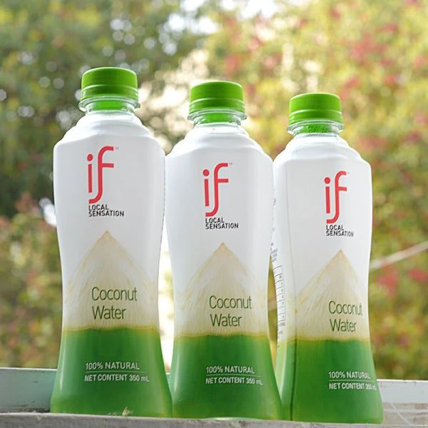 if泰国椰子水350ml/瓶健身NFC果汁含电解质纯椰子水椰汁夏季饮料