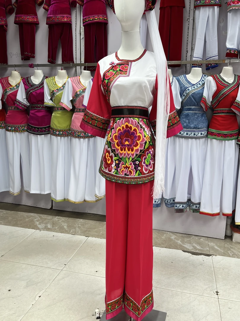 云南特色白族女装大理金花服饰下单请备注身高体重定制款不退不换