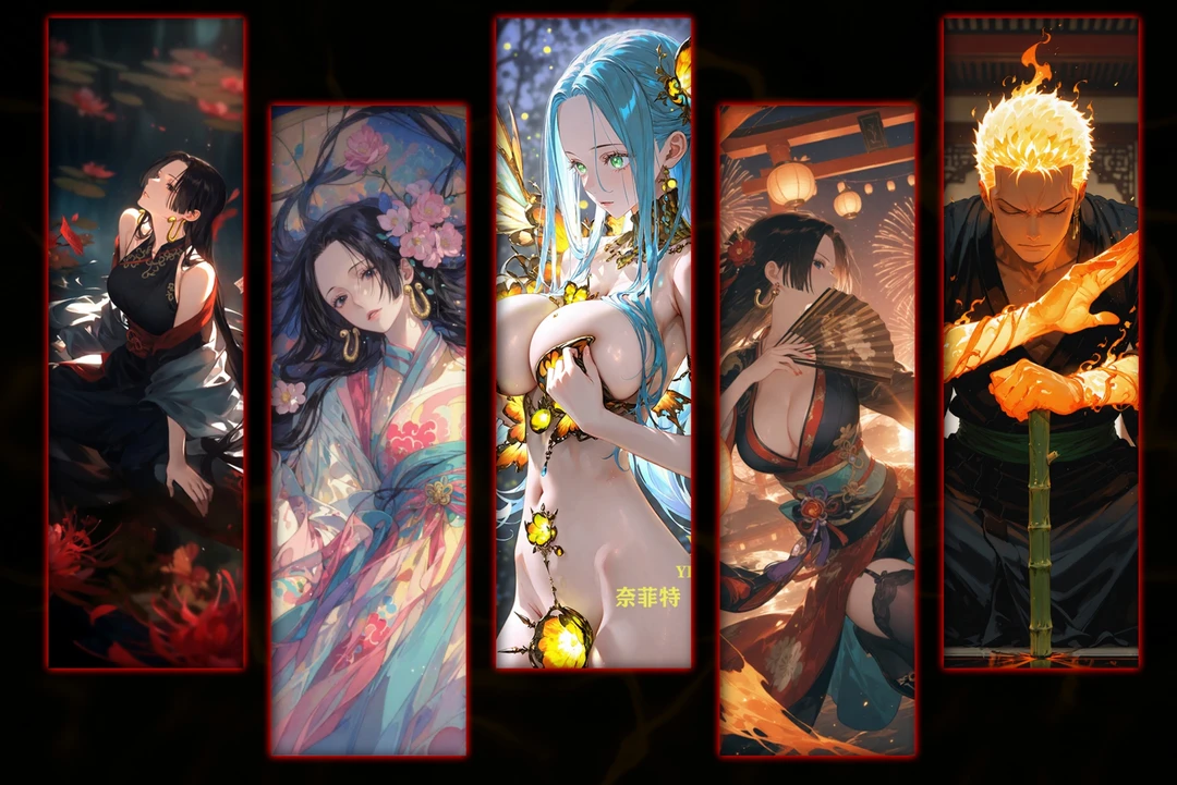 【奇点潮玩】【大转盘】第一弹 航海王二创卡牌集卡盲盒金属钻卡 盲盒
