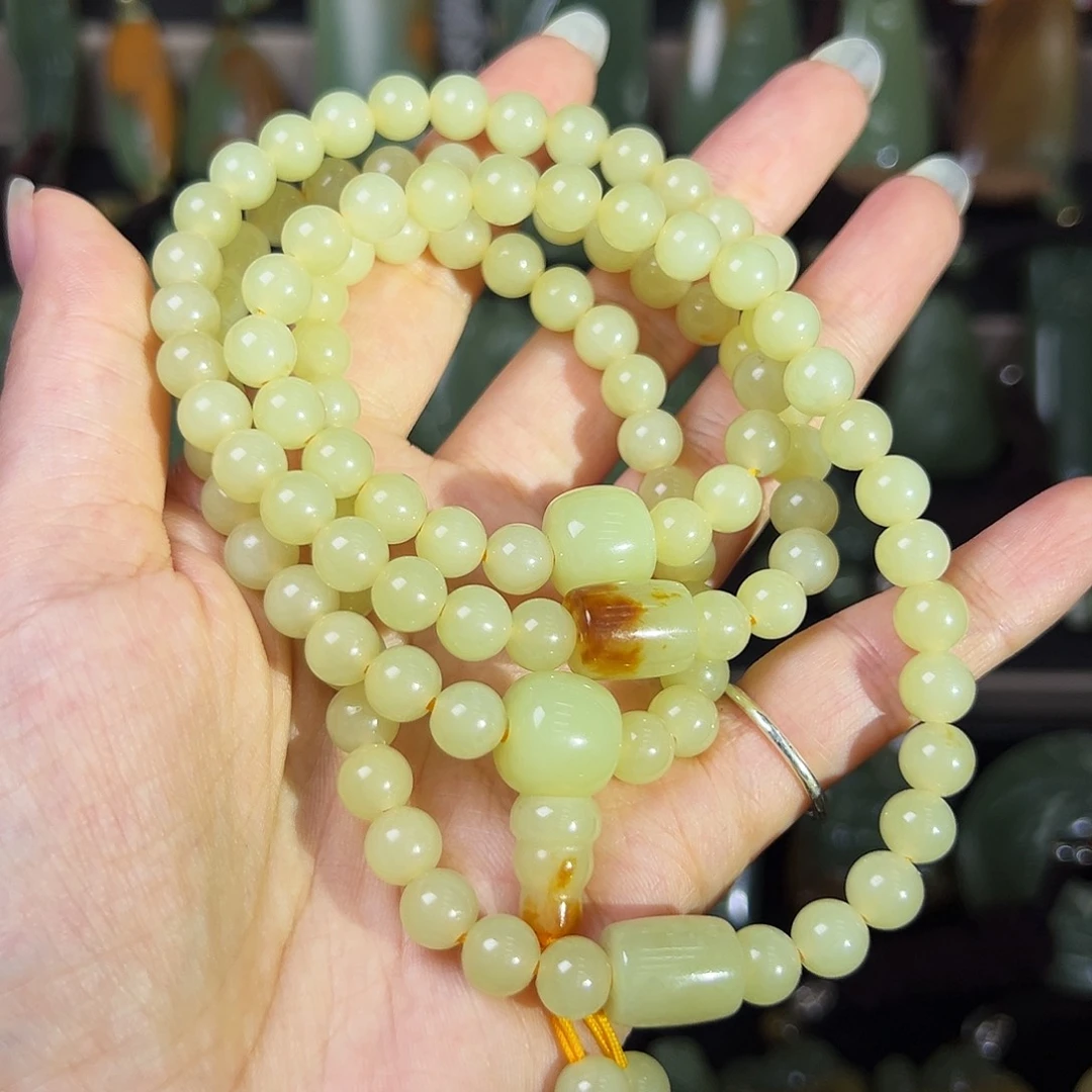 岫岩河磨玉（透闪石质玉）未镶嵌颈饰