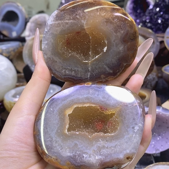 未镶嵌珠宝半成品紫晶黄软盆