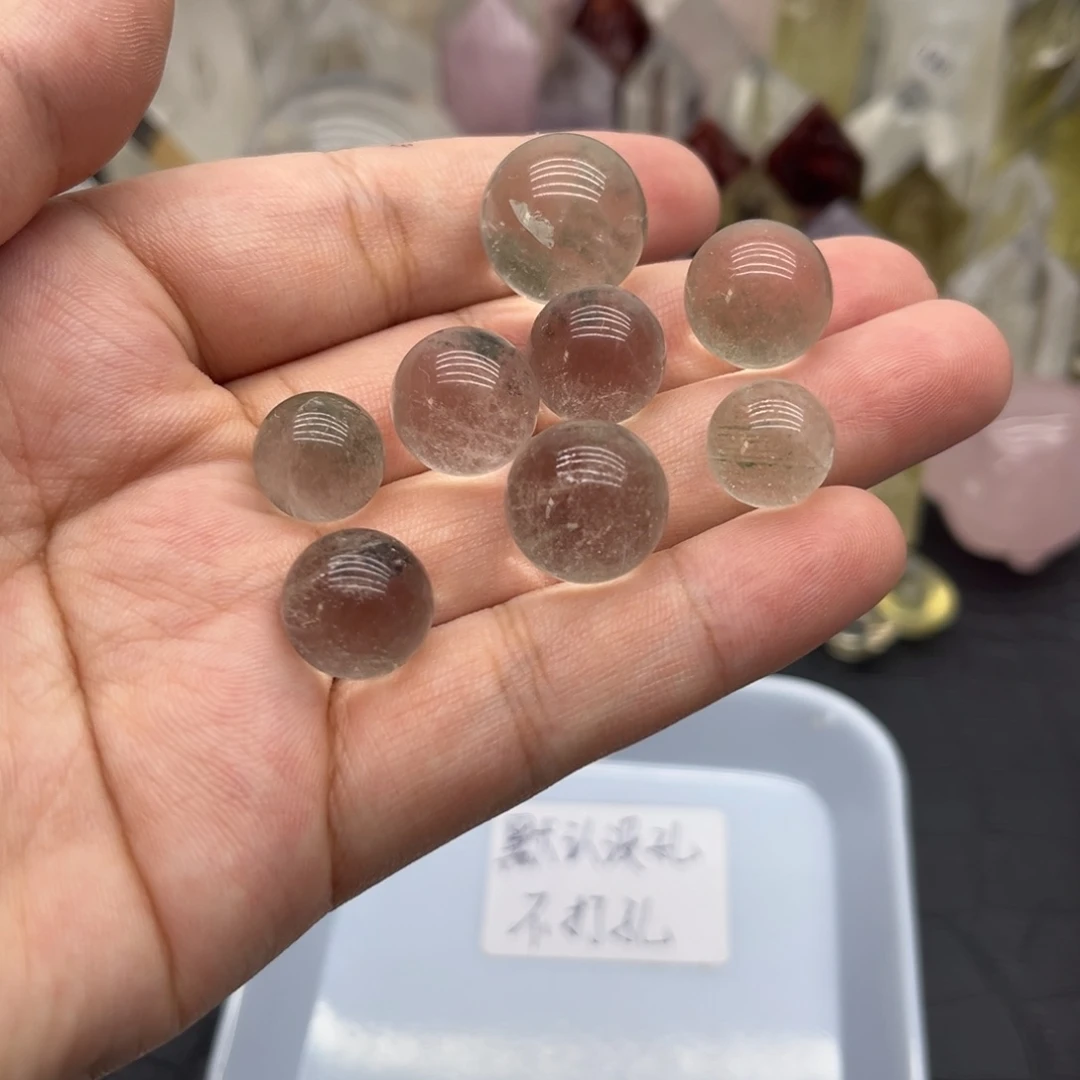 珠宝半成品未镶嵌水晶72 幽灵圆珠