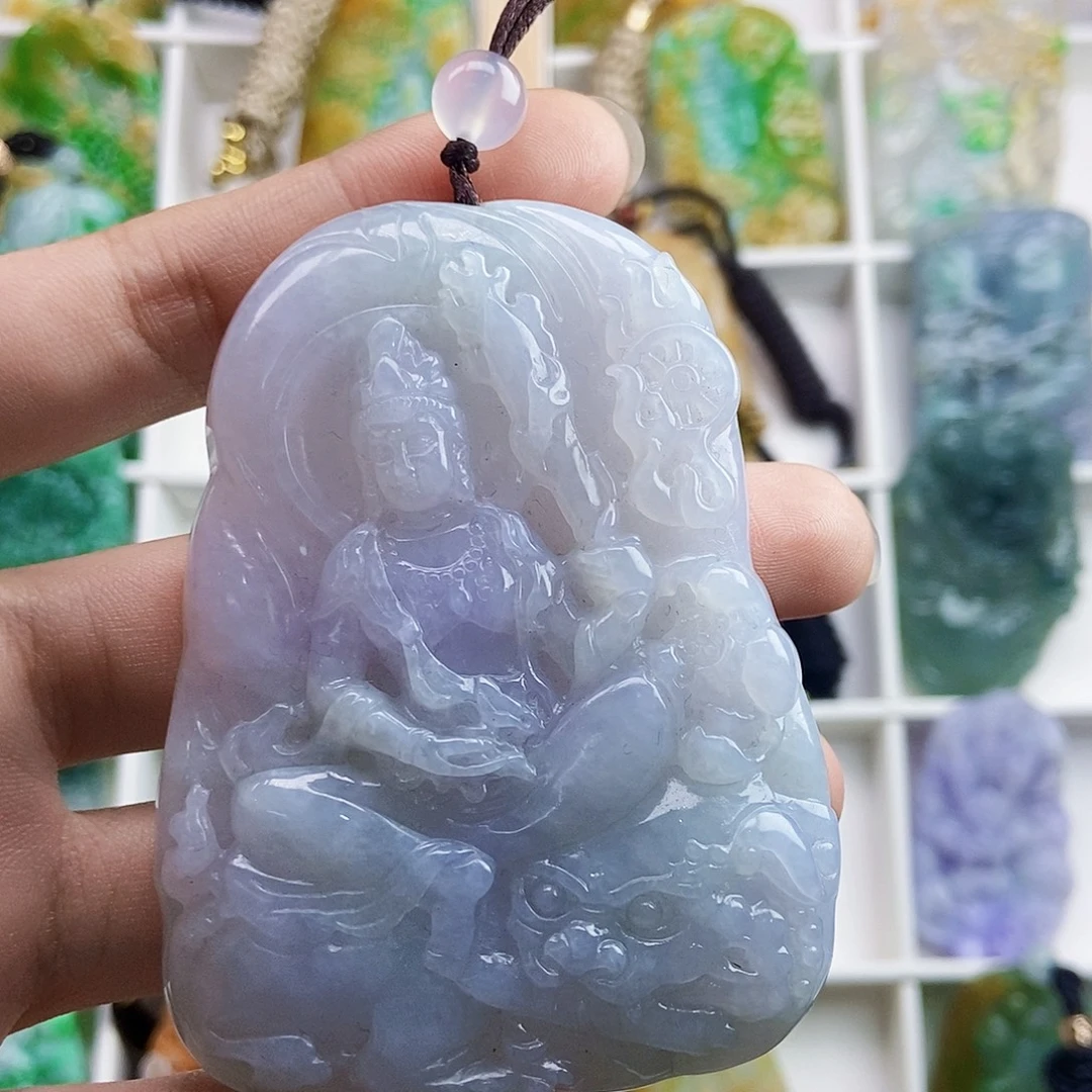 盘***它翡翠未镶嵌颈饰天然翡翠