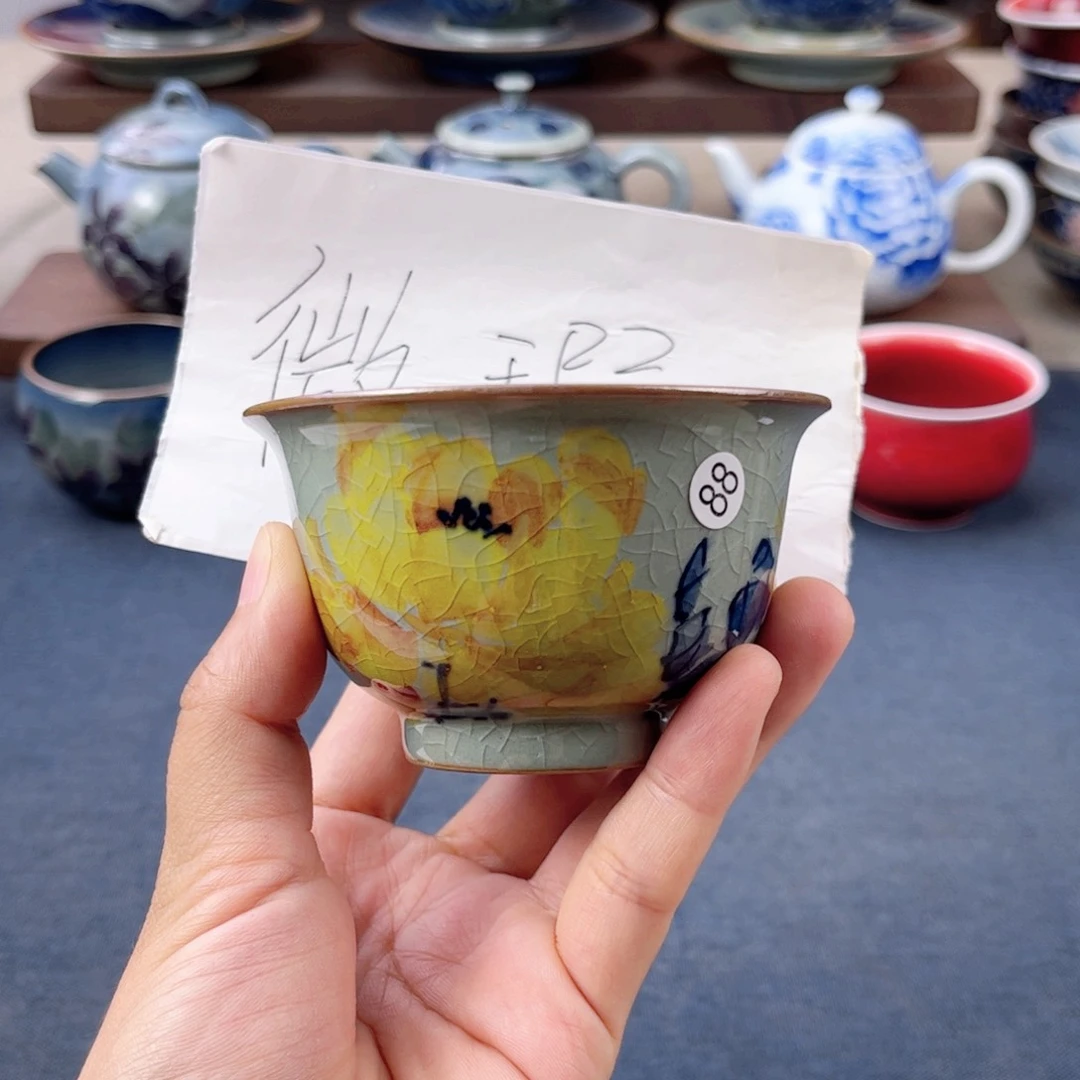 杯景德镇手绘手工茶具