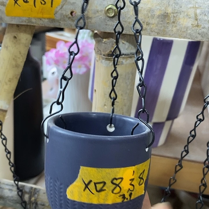 陶摆件陶盆有孔 瑕疵介意勿拍