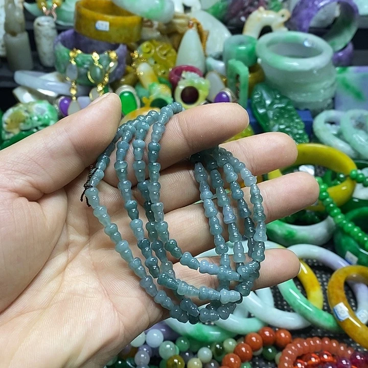 颈饰未镶嵌翡翠缅甸翡翠首饰配饰