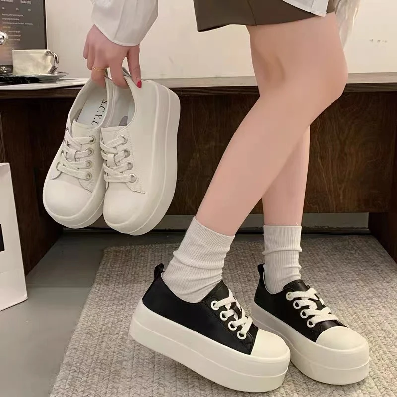 25欧洲站厚底松糕鞋女