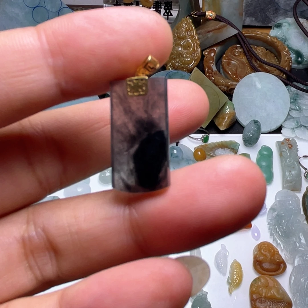 未镶嵌定制翡翠冰乌鸡