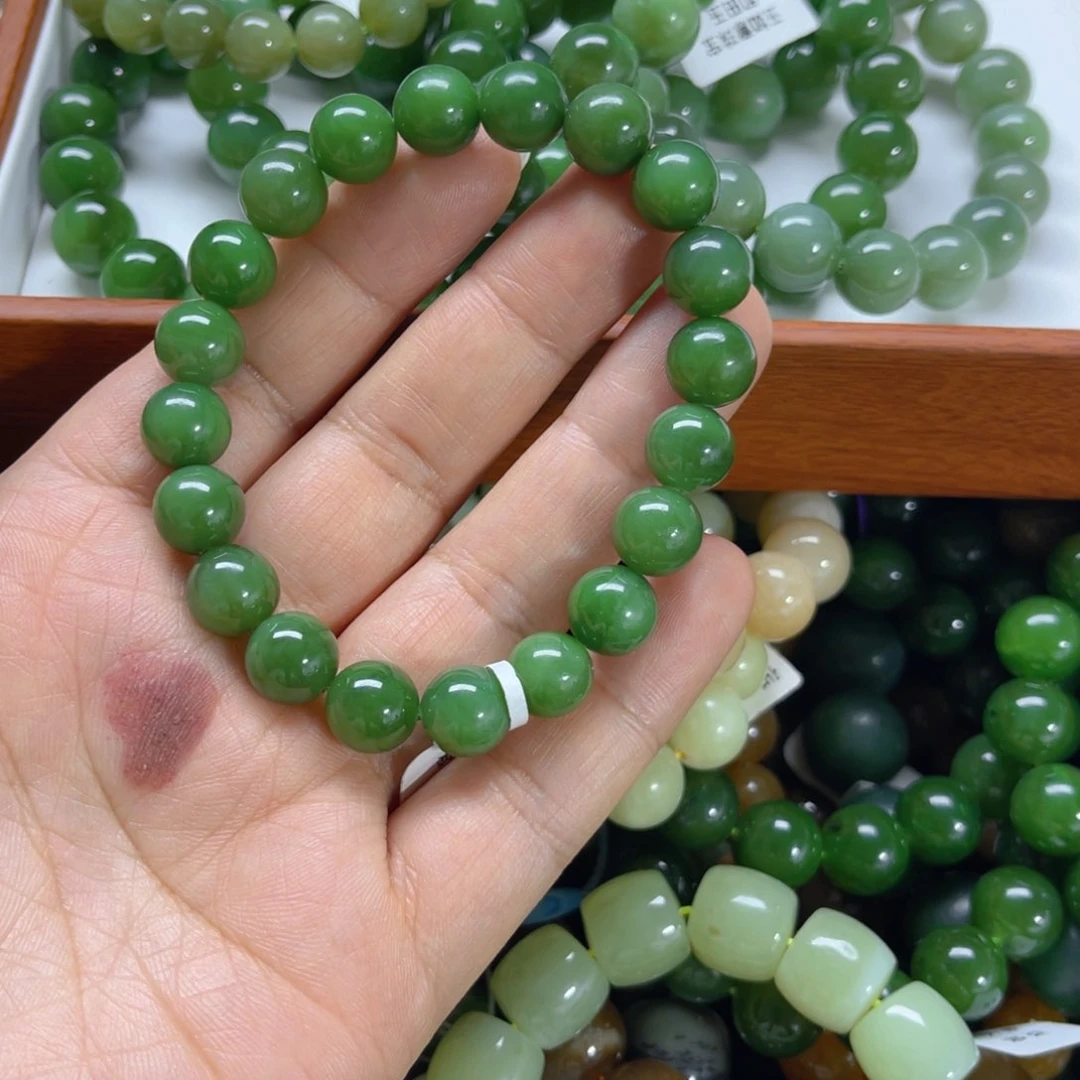 未镶嵌手链和田玉青*案