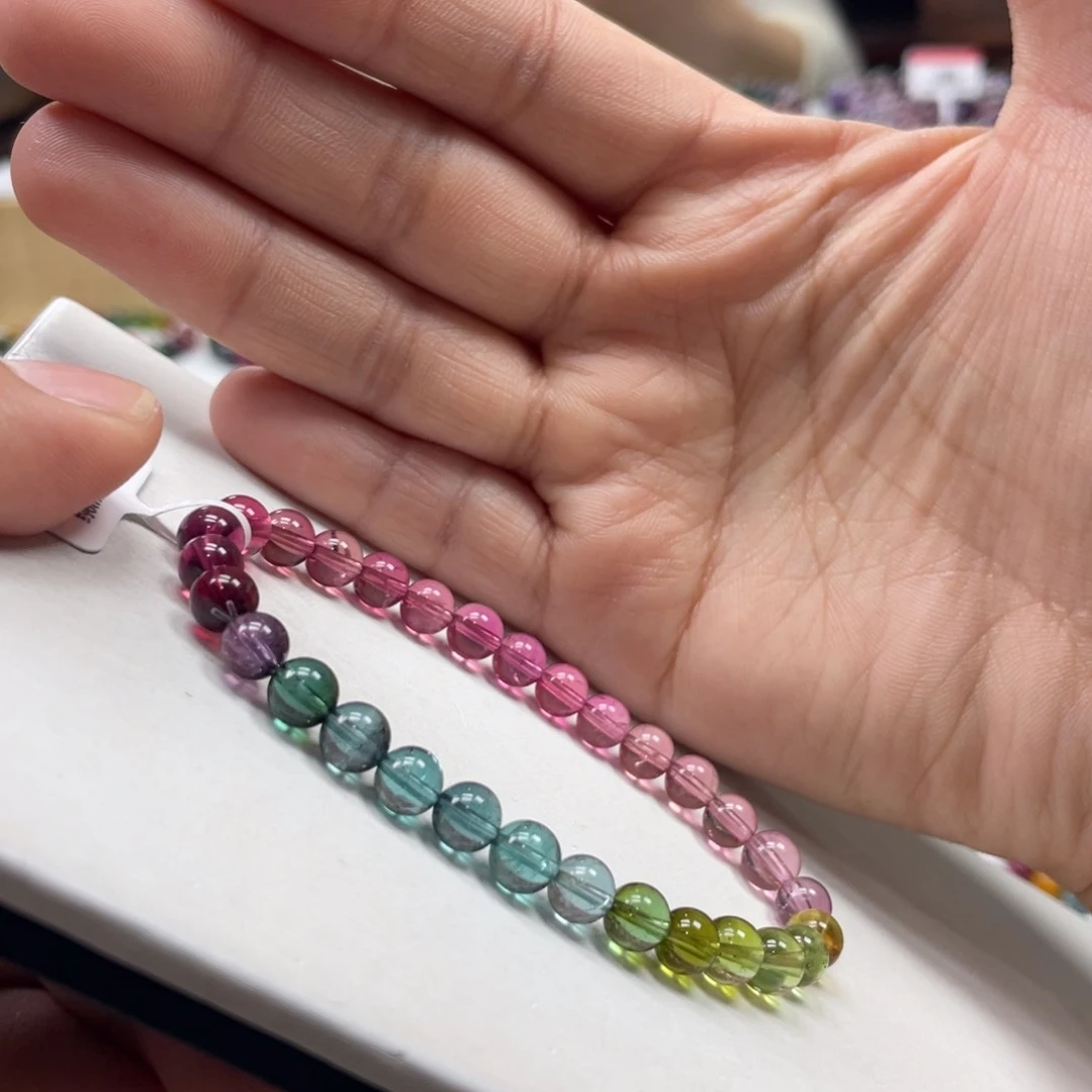 碧玺手串未镶嵌6mmmmmmmmmmmmmmmm