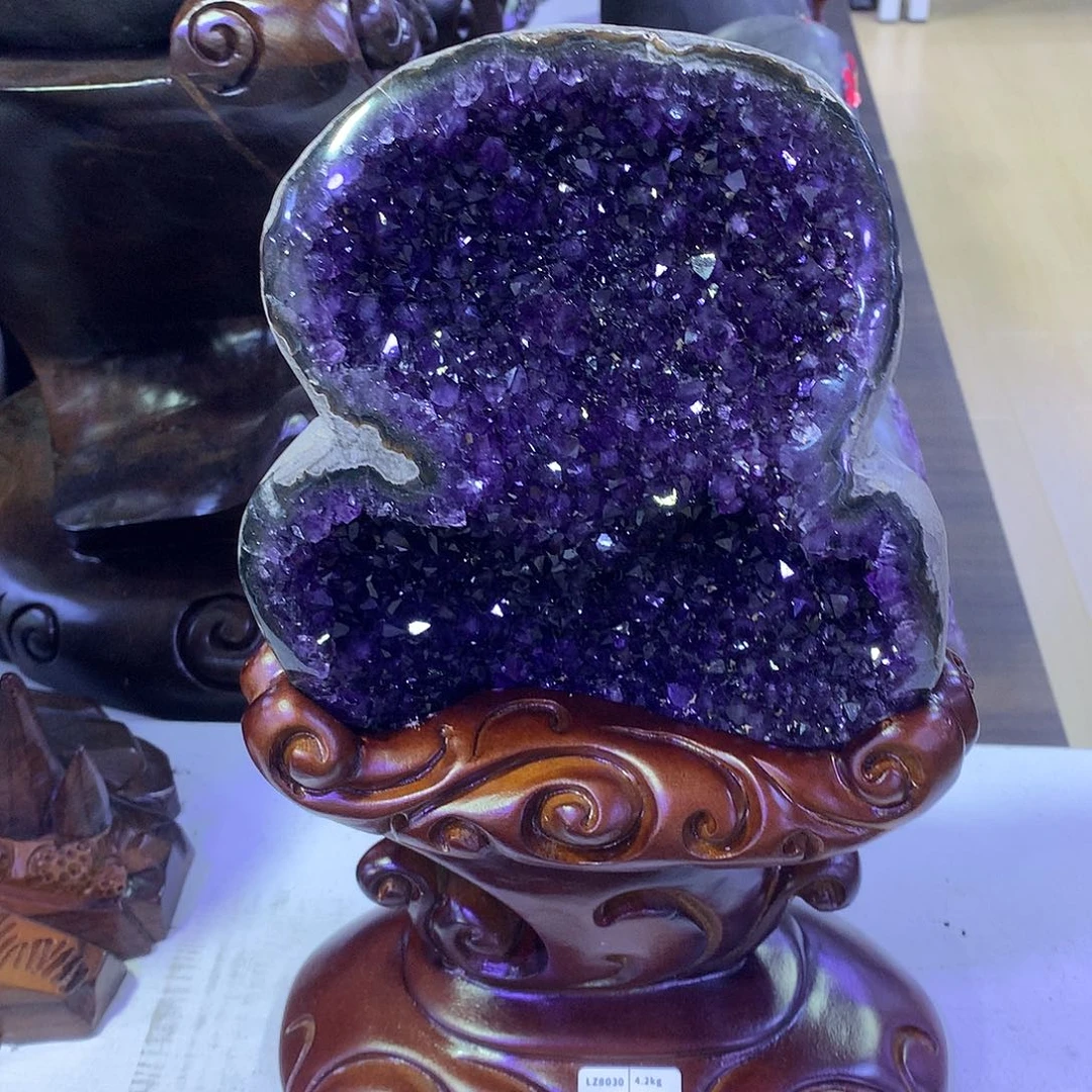 未镶嵌大型摆件（非配饰）紫晶