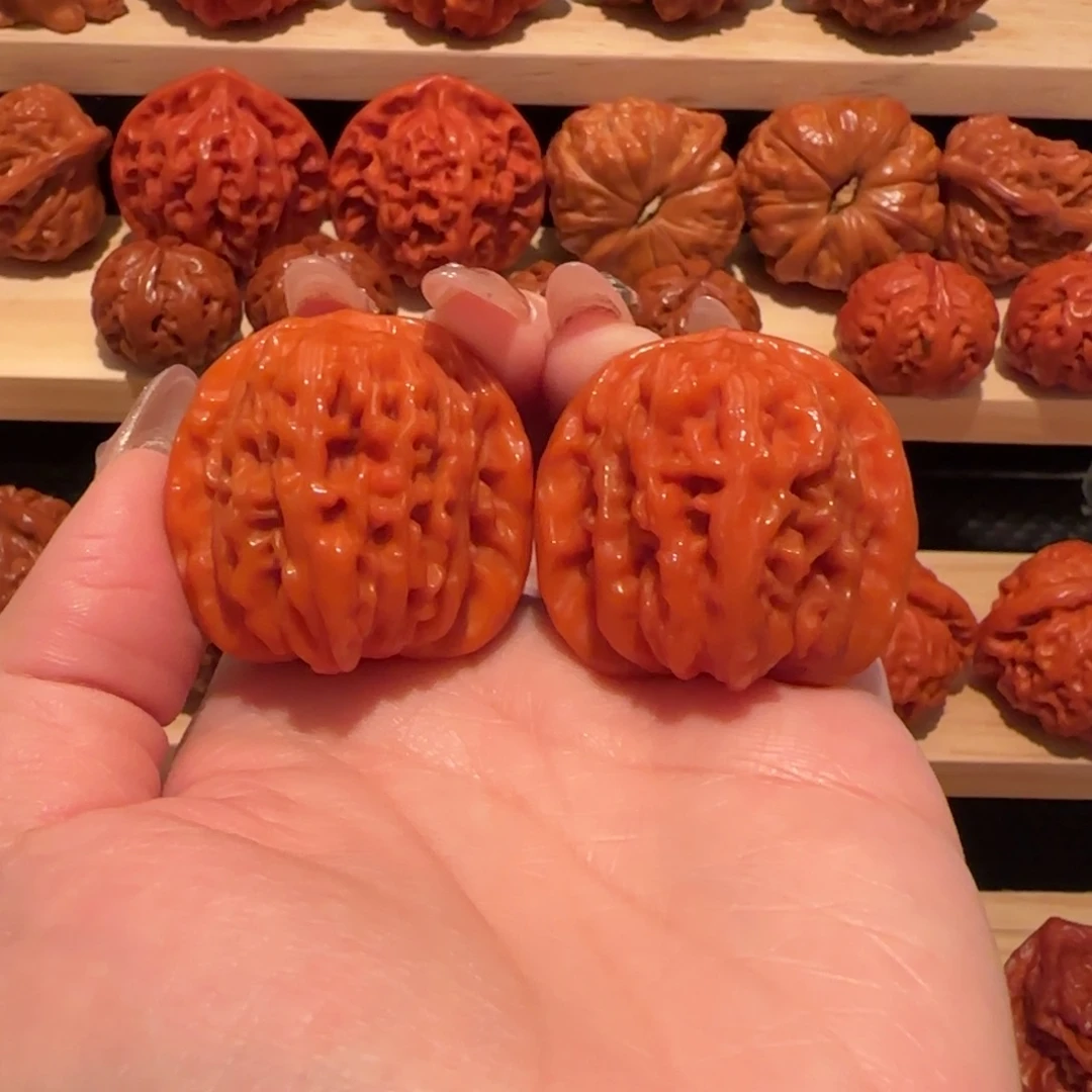 吊坠文玩核桃玉化四座楼36精品2755