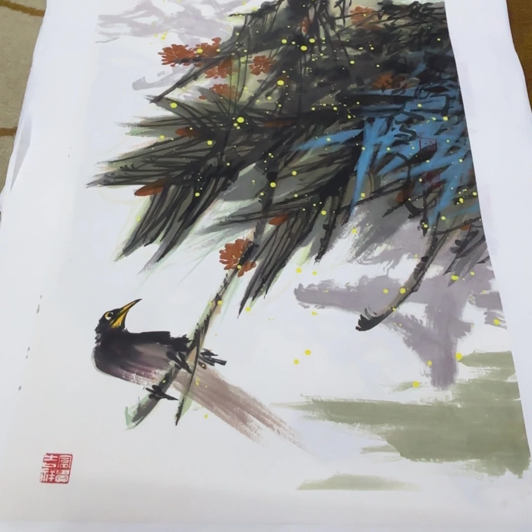 国画国画李海文老师作品刘