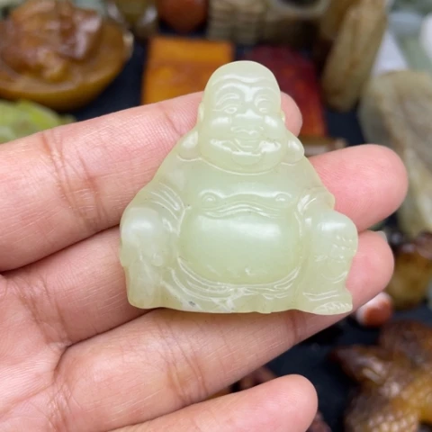 蛇纹石玉未镶嵌颈饰87